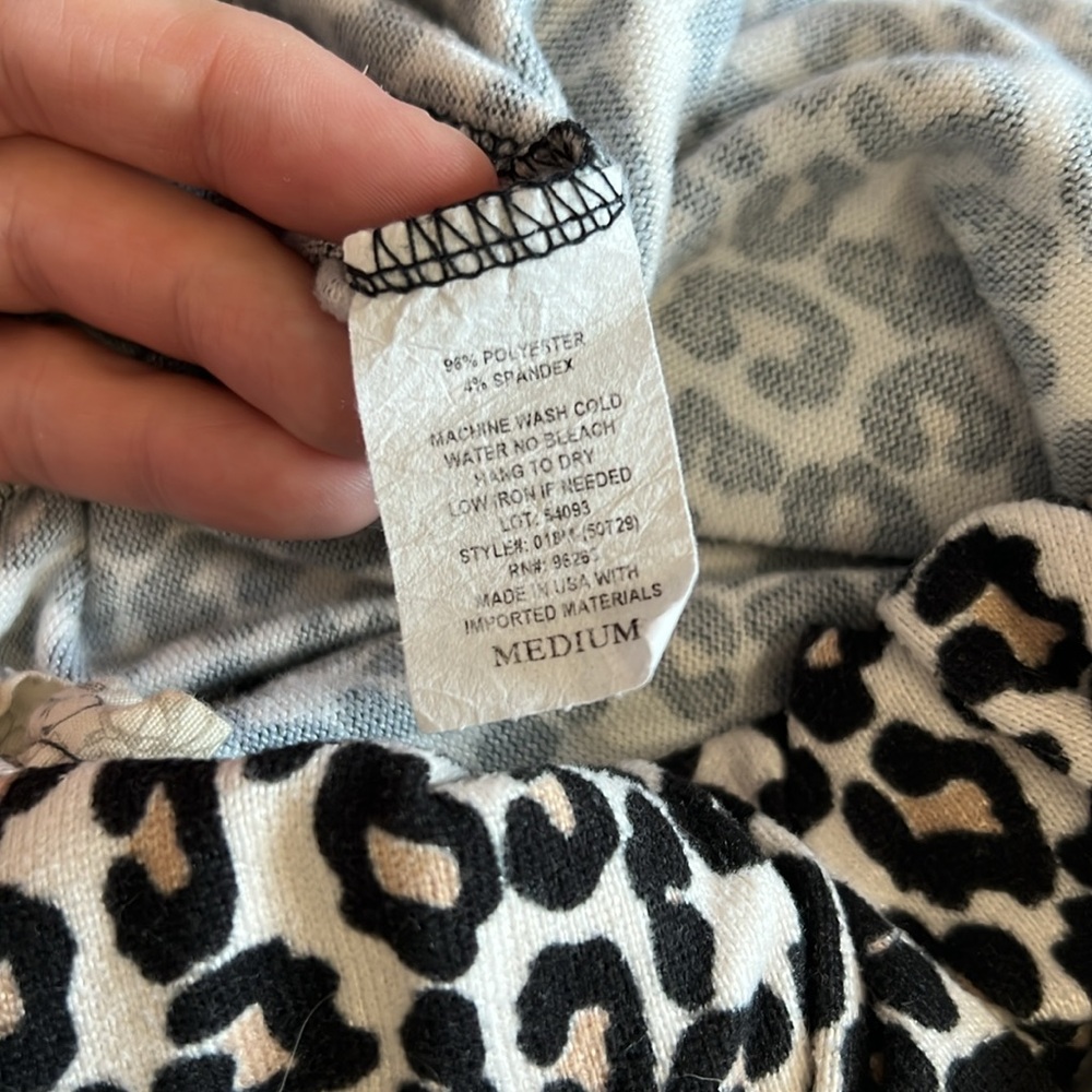 Leopard Print Pajama Set - Picture 5 of 5